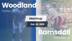 Matchup: Woodland  vs. Barnsdall  2018