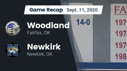 Recap: Woodland  vs. Newkirk  2020