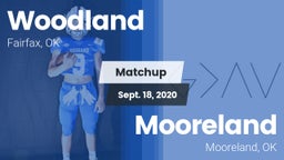 Matchup: Woodland  vs. Mooreland  2020