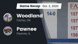 Recap: Woodland  vs. Pawnee  2020