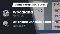 Recap: Woodland  vs. Oklahoma Christian Academy  2021