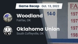 Recap: Woodland  vs. Oklahoma Union  2022