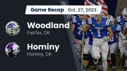 Recap: Woodland  vs. Hominy  2023