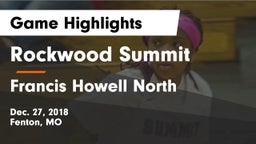 Rockwood Summit  vs Francis Howell North  Game Highlights - Dec. 27, 2018