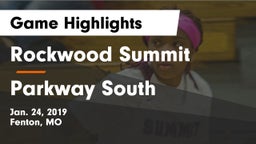 Rockwood Summit  vs Parkway South  Game Highlights - Jan. 24, 2019
