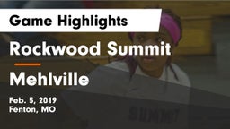 Rockwood Summit  vs Mehlville  Game Highlights - Feb. 5, 2019