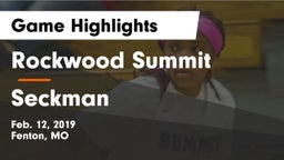 Rockwood Summit  vs Seckman  Game Highlights - Feb. 12, 2019
