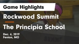 Rockwood Summit  vs The Principia School Game Highlights - Dec. 6, 2019