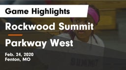 Rockwood Summit  vs Parkway West  Game Highlights - Feb. 24, 2020