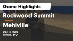 Rockwood Summit  vs Mehlville  Game Highlights - Dec. 4, 2020