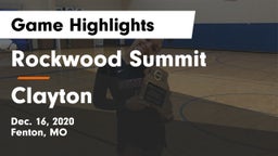 Rockwood Summit  vs Clayton  Game Highlights - Dec. 16, 2020