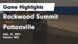 Rockwood Summit  vs Pattonville  Game Highlights - Feb. 22, 2021