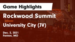 Rockwood Summit  vs University City  (JV) Game Highlights - Dec. 2, 2021