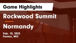 Rockwood Summit  vs Normandy  Game Highlights - Feb. 10, 2023