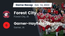 Recap: Forest City  vs. Garner-Hayfield-Ventura  2022