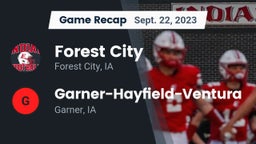 Recap: Forest City  vs. Garner-Hayfield-Ventura  2023