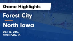 Forest City  vs North Iowa  Game Highlights - Dec 10, 2016