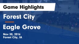 Forest City  vs Eagle Grove  Game Highlights - Nov 30, 2016