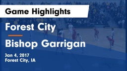 Forest City  vs Bishop Garrigan  Game Highlights - Jan 4, 2017