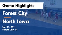 Forest City  vs North Iowa  Game Highlights - Jan 21, 2017