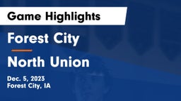 Forest City  vs North Union   Game Highlights - Dec. 5, 2023