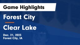 Forest City  vs Clear Lake  Game Highlights - Dec. 21, 2023