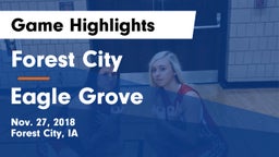 Forest City  vs Eagle Grove  Game Highlights - Nov. 27, 2018
