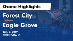 Forest City  vs Eagle Grove  Game Highlights - Jan. 8, 2019