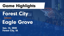 Forest City  vs Eagle Grove  Game Highlights - Jan. 14, 2020