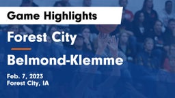 Forest City  vs Belmond-Klemme  Game Highlights - Feb. 7, 2023