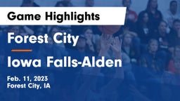 Forest City  vs Iowa Falls-Alden  Game Highlights - Feb. 11, 2023