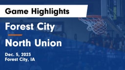 Forest City  vs North Union   Game Highlights - Dec. 5, 2023