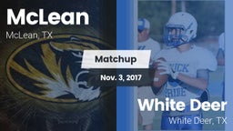 Matchup: McLean  vs. White Deer  2017