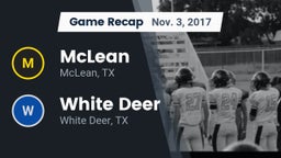 Recap: McLean  vs. White Deer  2017