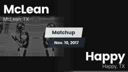 Matchup: McLean  vs. Happy  2017