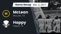 Recap: McLean  vs. Happy  2017