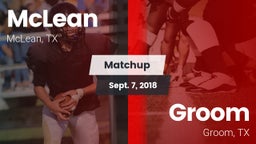 Matchup: McLean  vs. Groom  2018