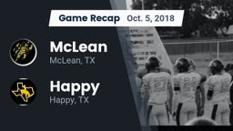 Recap: McLean  vs. Happy  2018