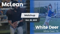 Matchup: McLean  vs. White Deer  2018