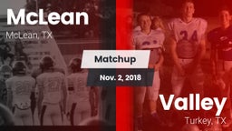 Matchup: McLean  vs. Valley  2018
