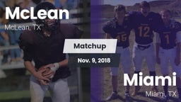 Matchup: McLean  vs. Miami  2018