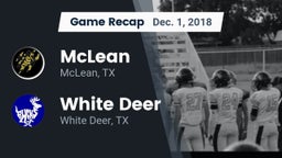 Recap: McLean  vs. White Deer  2018