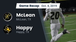 Recap: McLean  vs. Happy  2019