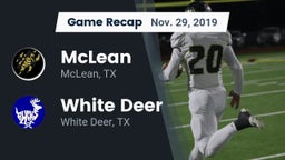 Recap: McLean  vs. White Deer  2019