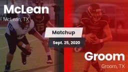 Matchup: McLean  vs. Groom  2020