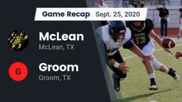 Recap: McLean  vs. Groom  2020