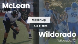 Matchup: McLean  vs. Wildorado  2020