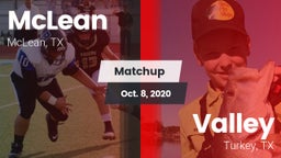 Matchup: McLean  vs. Valley  2020