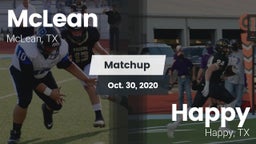 Matchup: McLean  vs. Happy  2020
