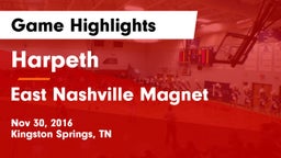 Harpeth  vs East Nashville Magnet Game Highlights - Nov 30, 2016